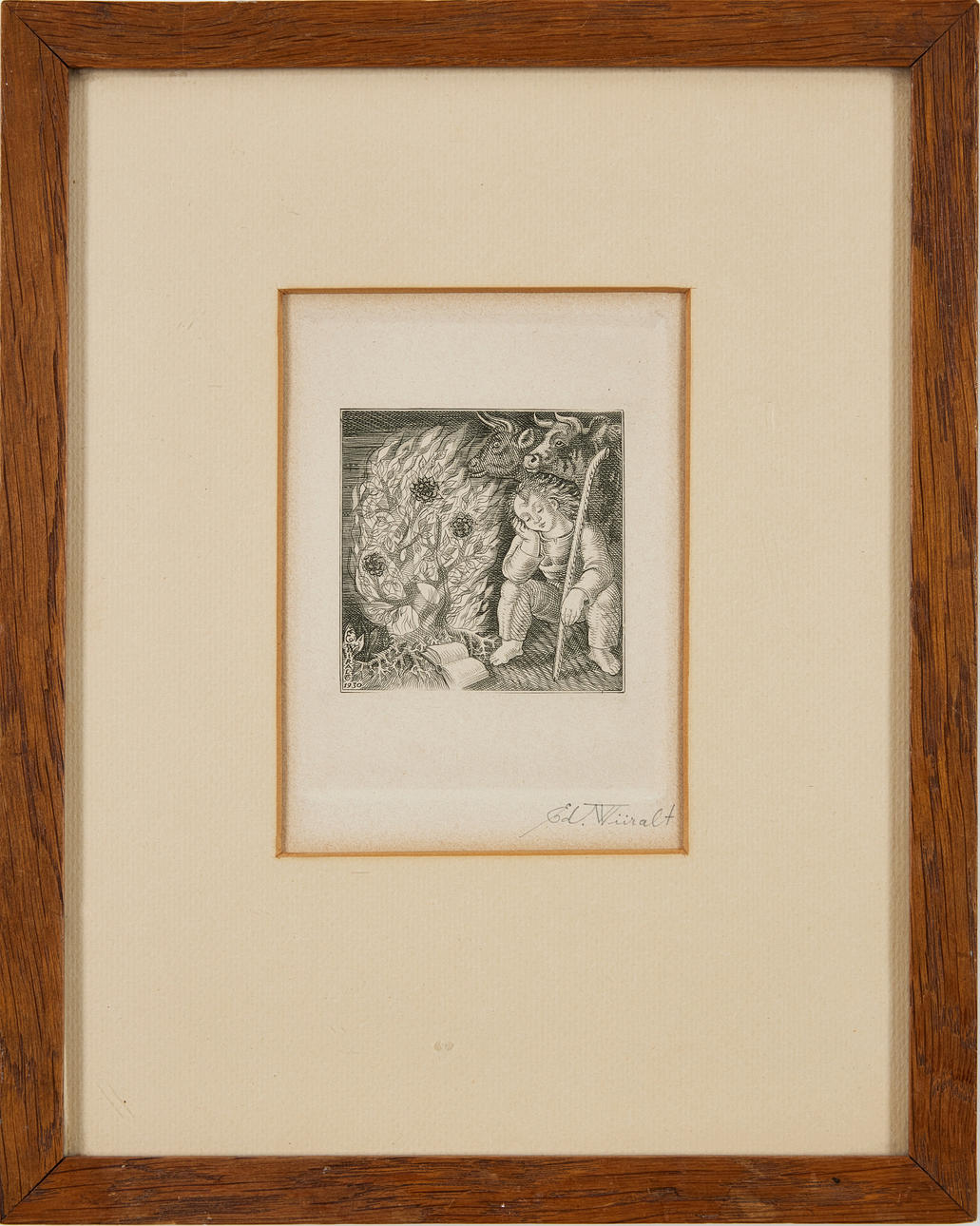 EDUARD WIIRALT. „Karjapoiss“ (Ein Hirte).