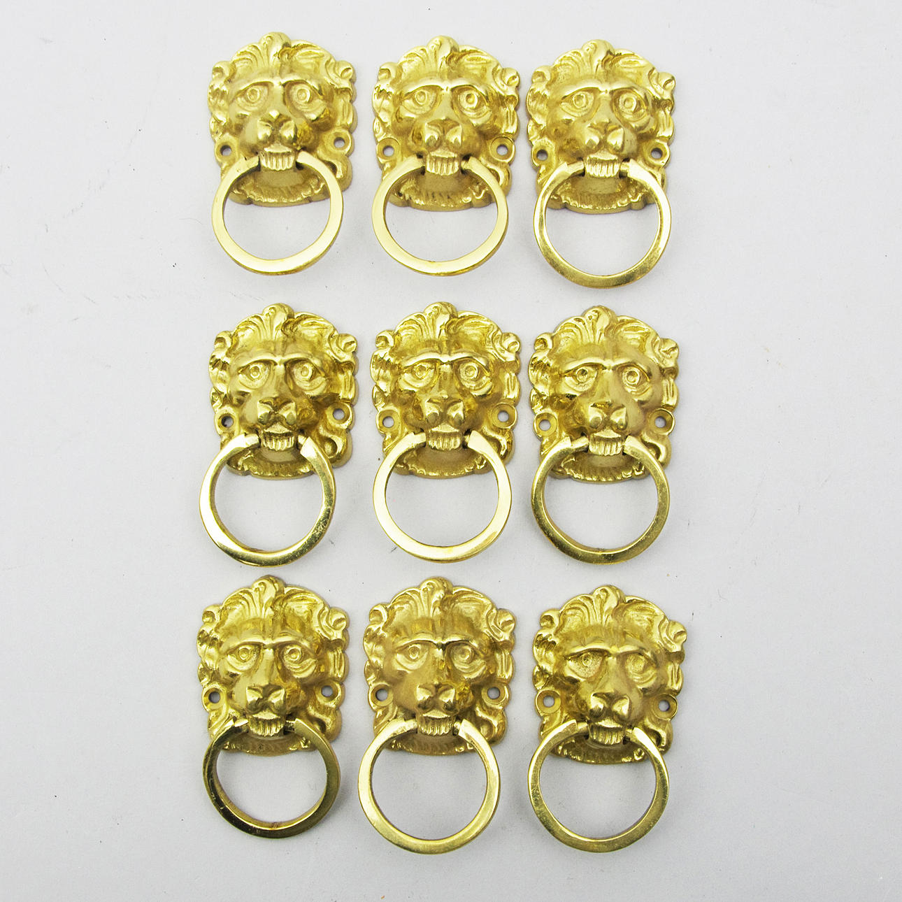 DRAGBESLAG, 9 stycken, maskaronformade.