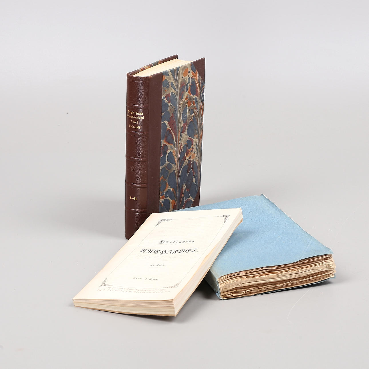 3 PLANT BOOKS, 1847-1874.