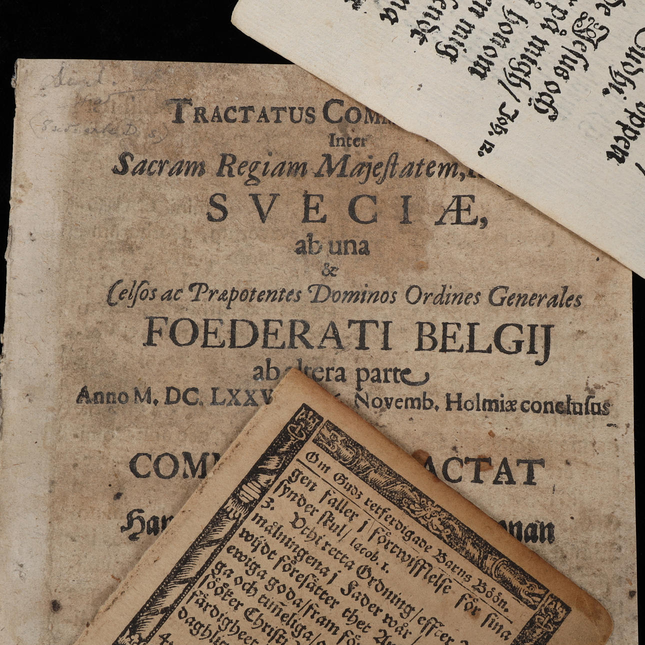 1500/17TH CENTURY PRINTS, 3 pcs.