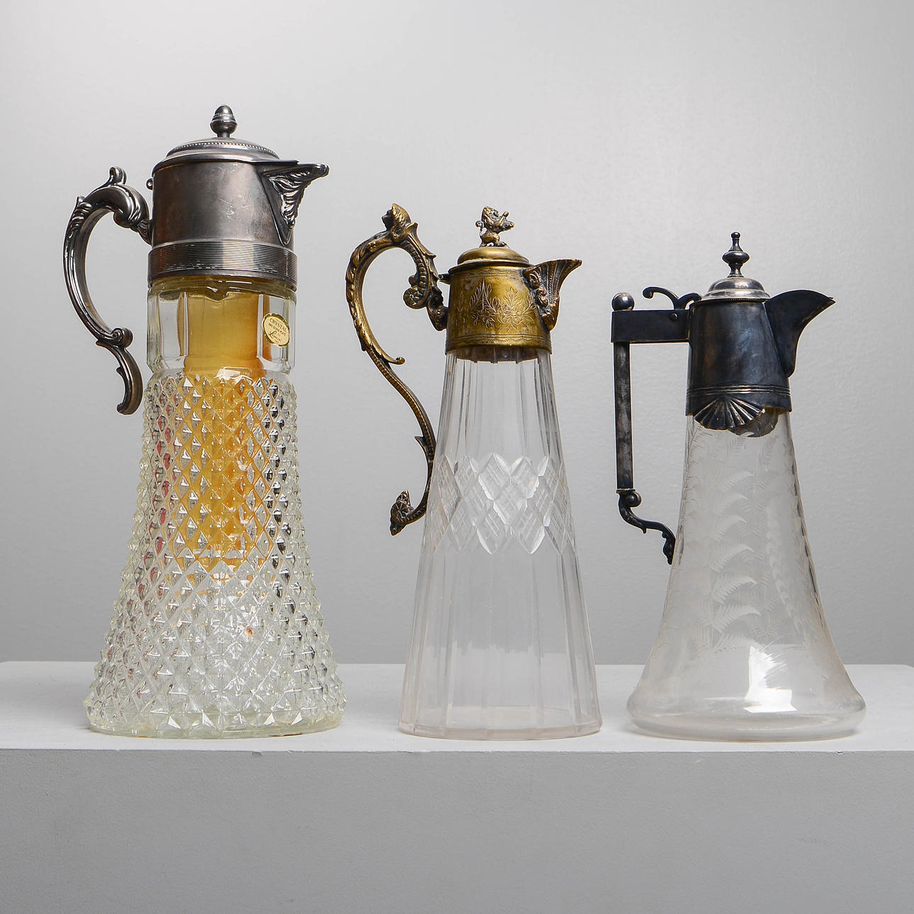 VINKARAFFER, 3 st, bl.a Italien, 1900-tal.