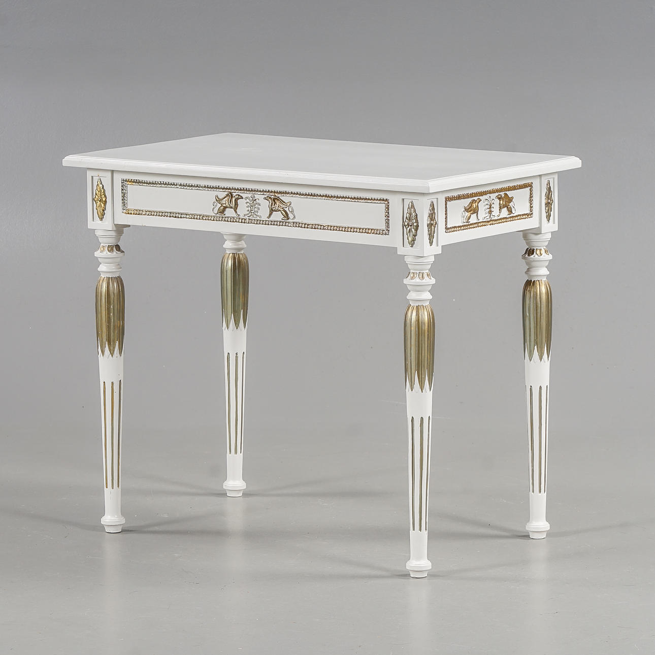 A late Gustavian style coffee table, in the art of Ephraim Stål, first half of the 20th century.