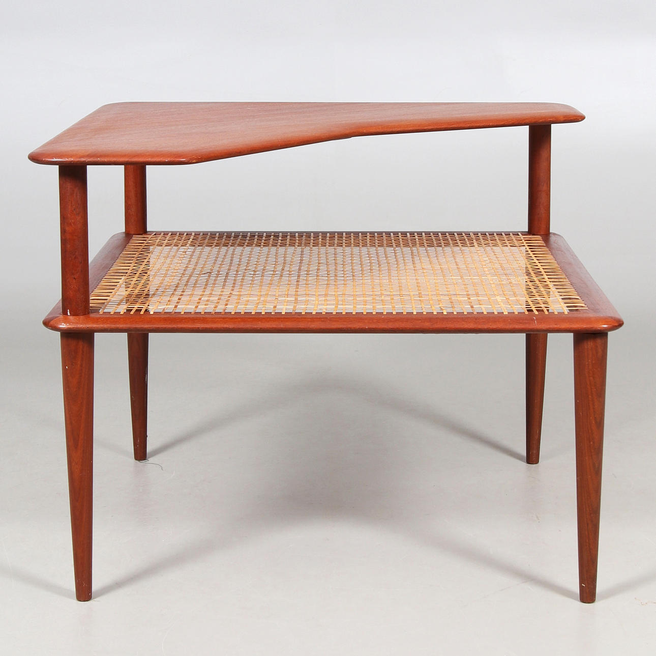 PETER HVIDT & ORLA MØLGAARD-NIELSEN. Coffee table/side table 'Minerva', teak, Denmark, France & Son, Denmark, 1950s.