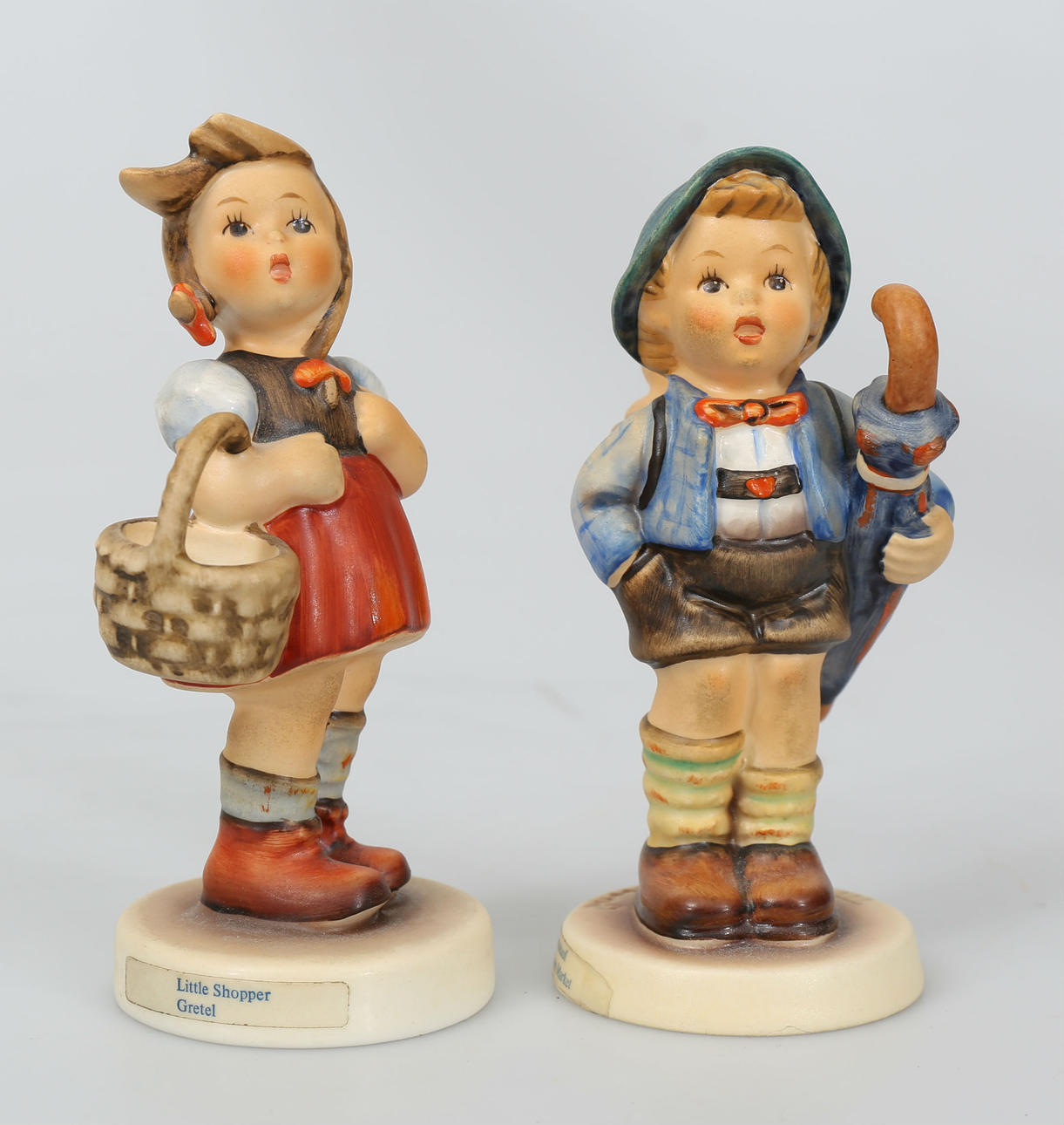 FIGURINER, porslin, 2 stycken, Hummel.