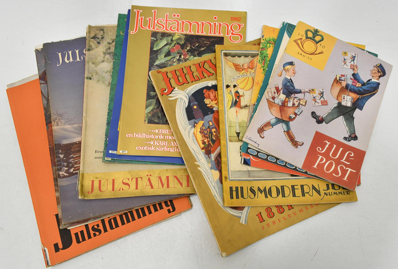 Julemagasiner. Julestemning mm 15 vol.