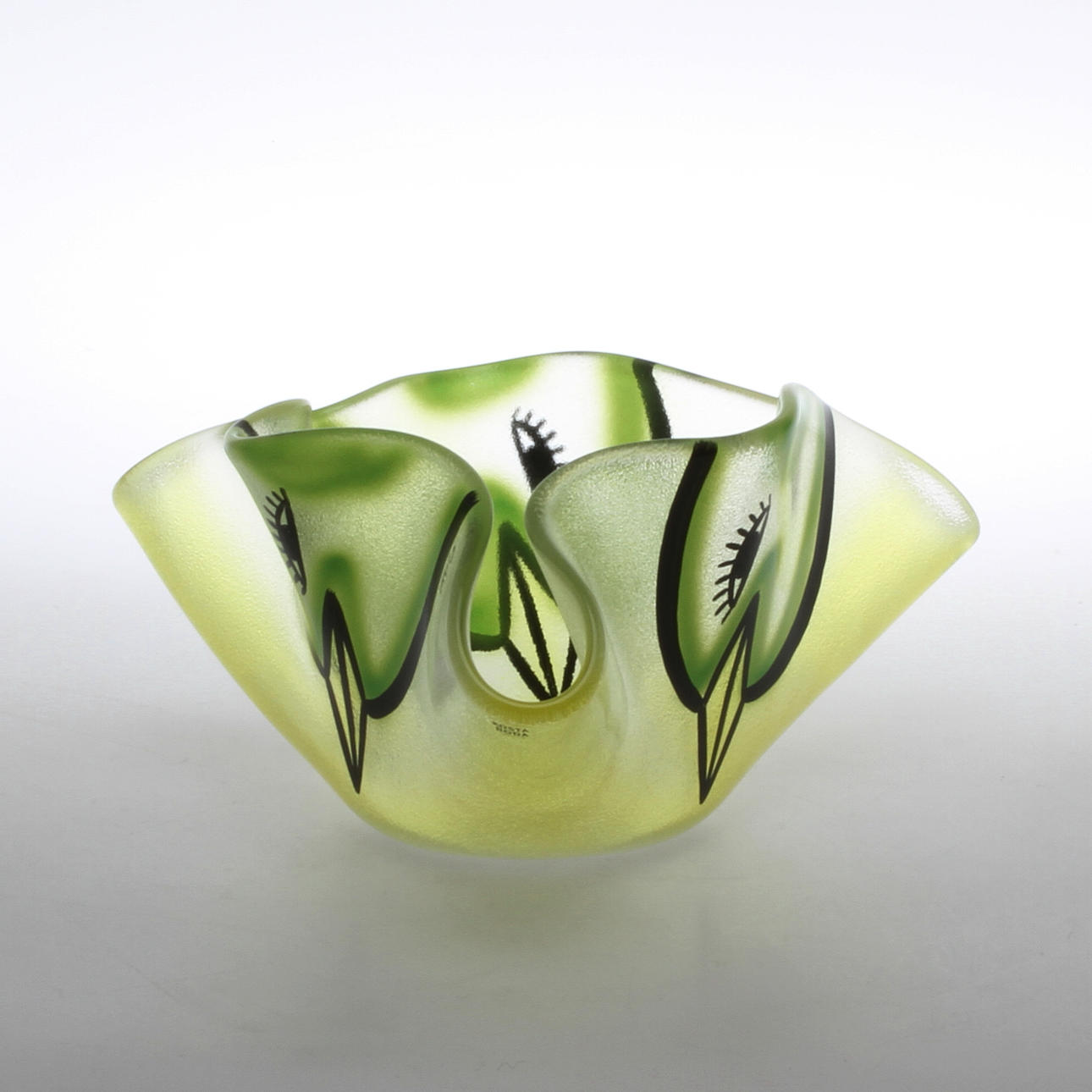 SKÅL, glas, Ulrica Hydman-Vallien, Kosta Boda.