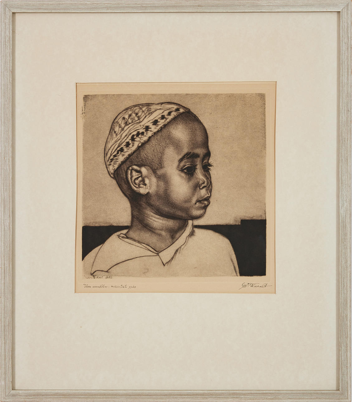 EDUARD WIIRALT. „Noor Araablane (Ein junger Araber)“.