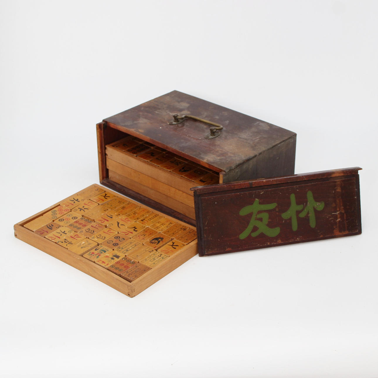 BRÄDSPEL "MAJONGSPEL" KINA, 1900-TAL.