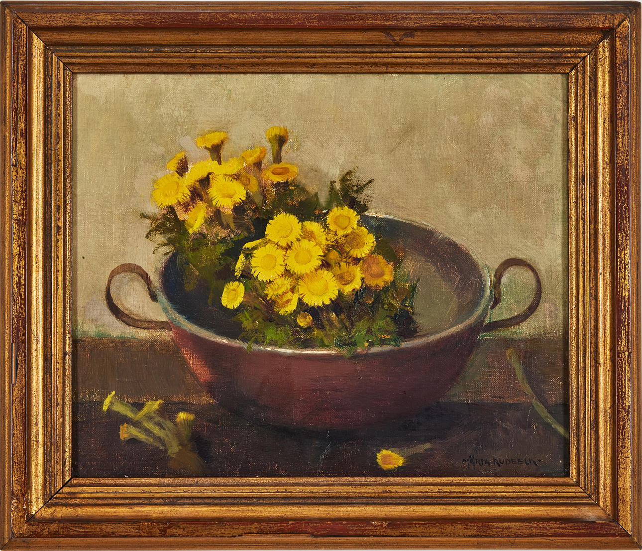 MÄRTA RUDBECK (1882-1933). Tussilago.