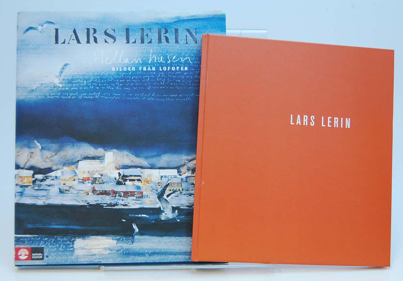 LARS LERIN. Lars Lerin / Mellan Husen . Signerad.