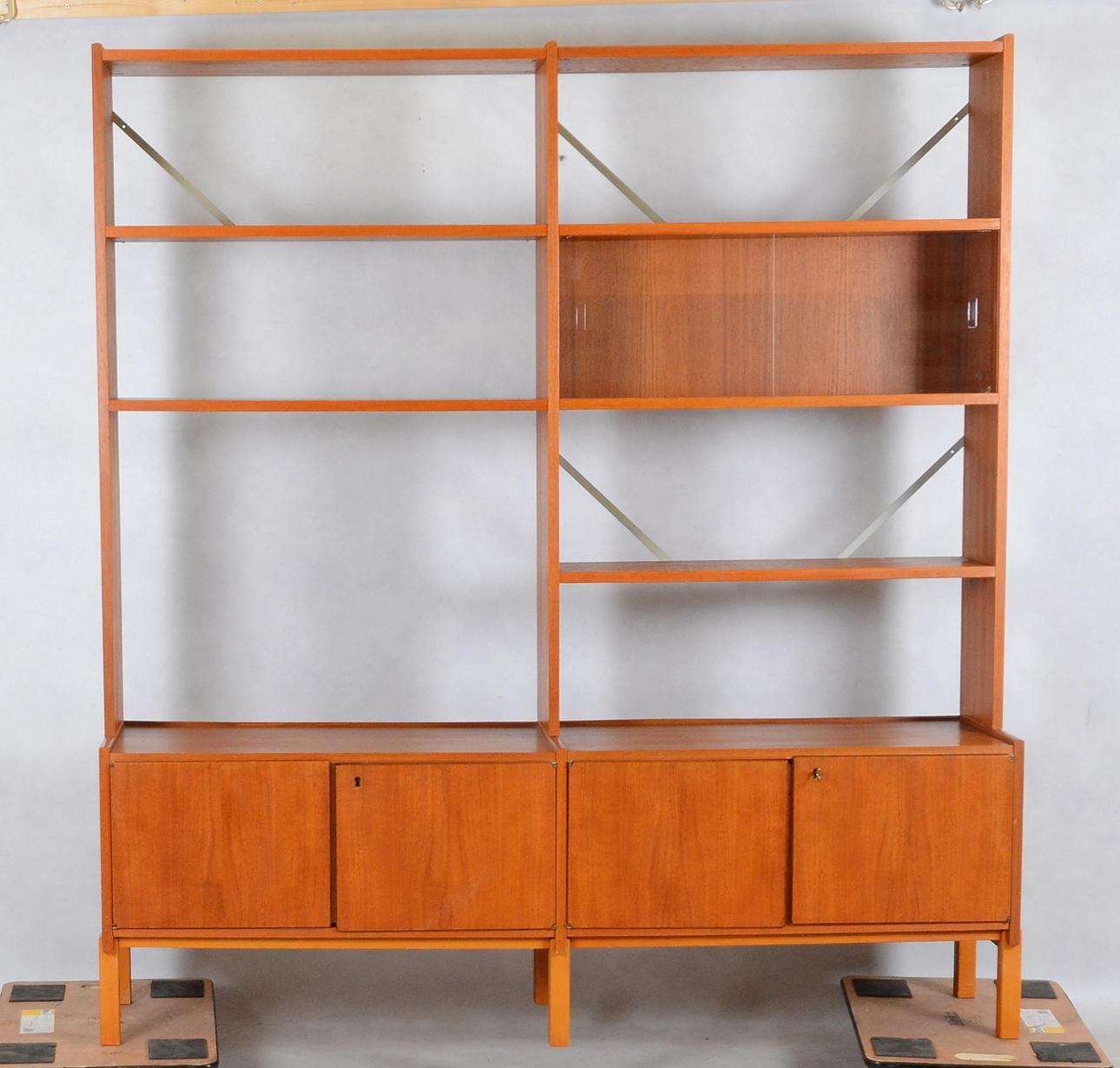 BOKHYLLA, teak, 1960-tal.