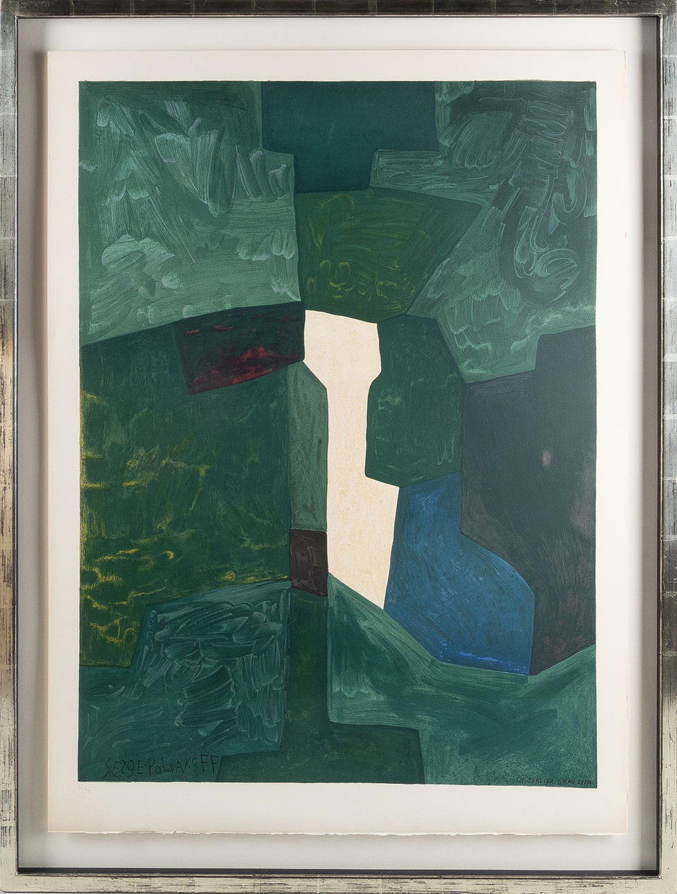 SERGE POLIAKOFF. Komposition, Farblithografie.