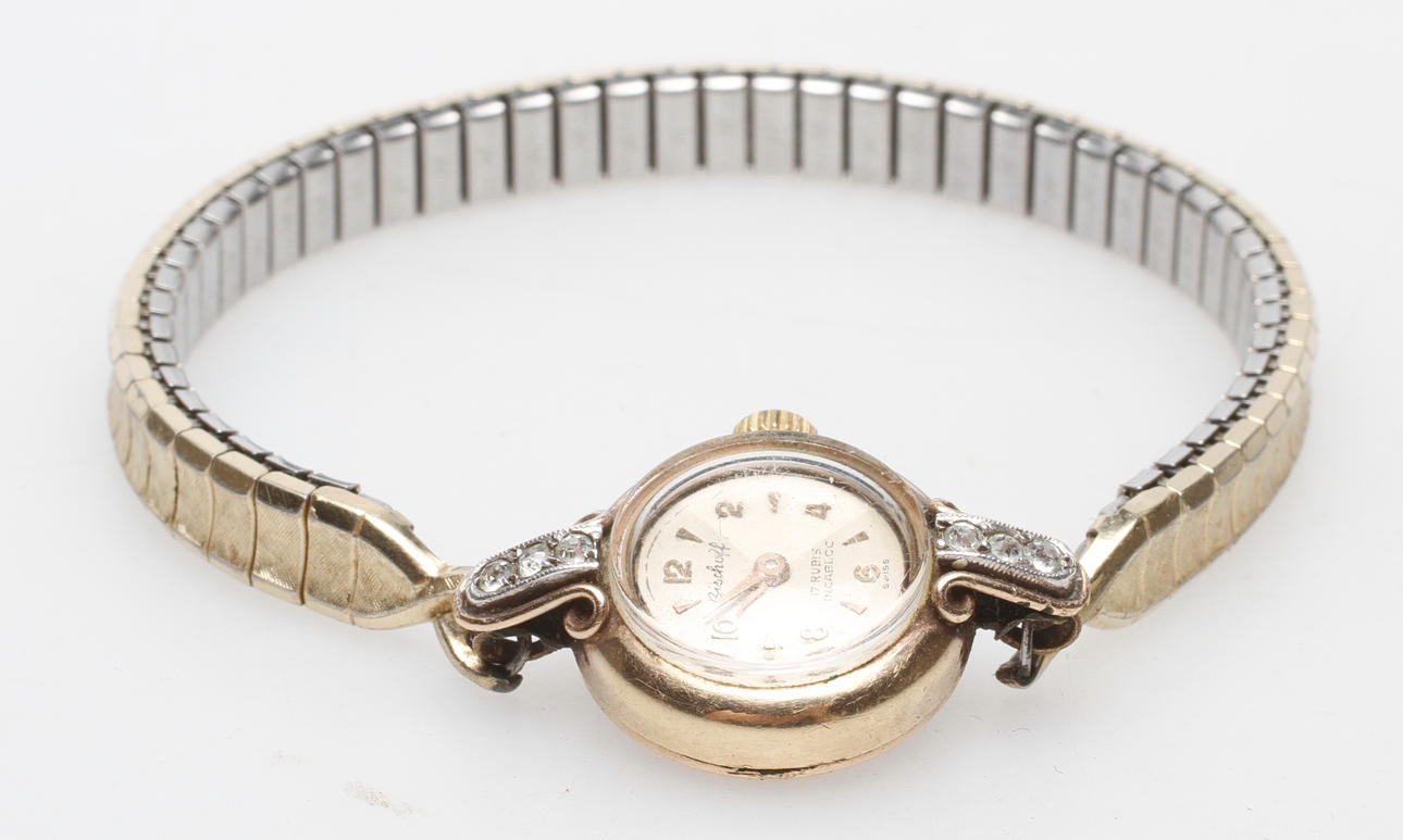 ÄLDRE DAMUR BISCHOFF, 14k guld.