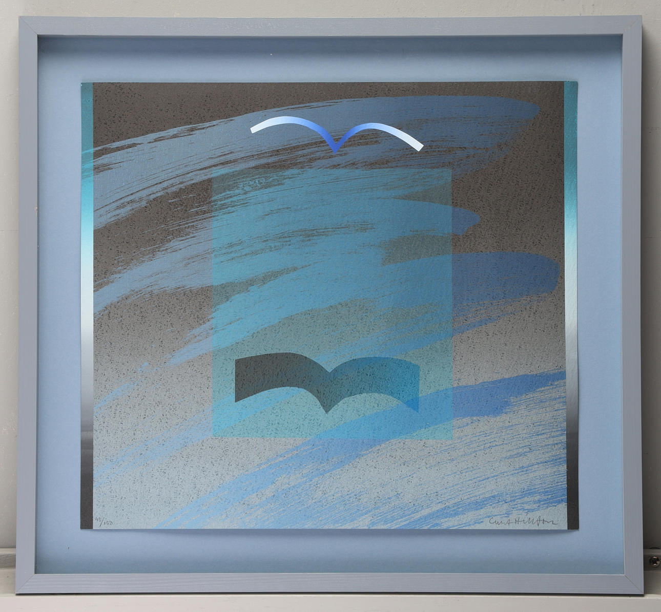 CURT HILLFON. Lithograph, signed, numbered 45/150.
