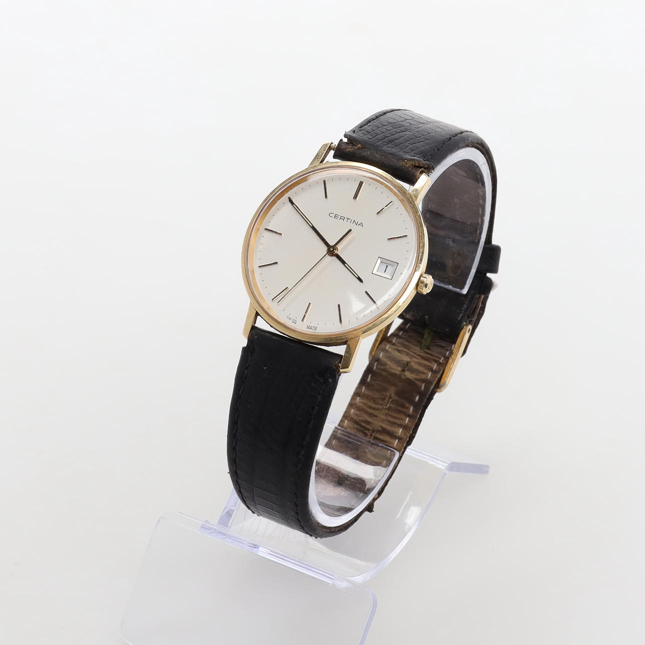 HERRUR Certina quartz 18K guld.
