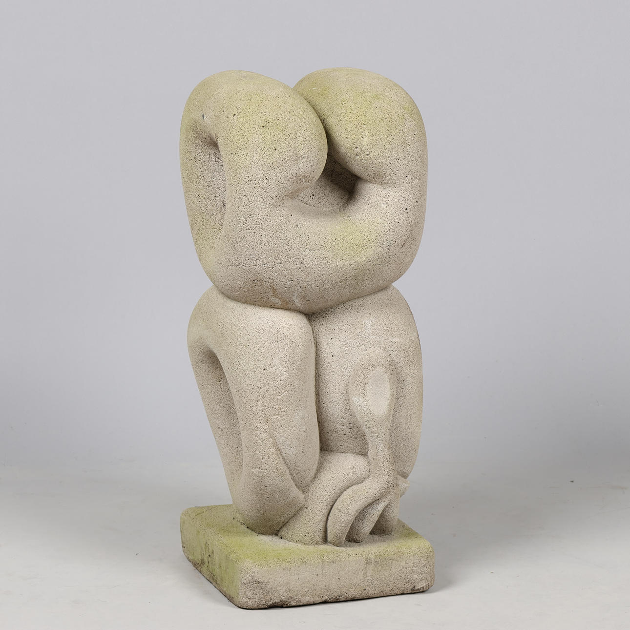 Okänd konstnär, abstrakt skulptur av pimpsten.