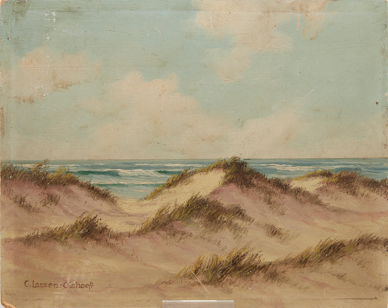 C. LARSEN-OLSHOEFT. Dünenlandschaft.