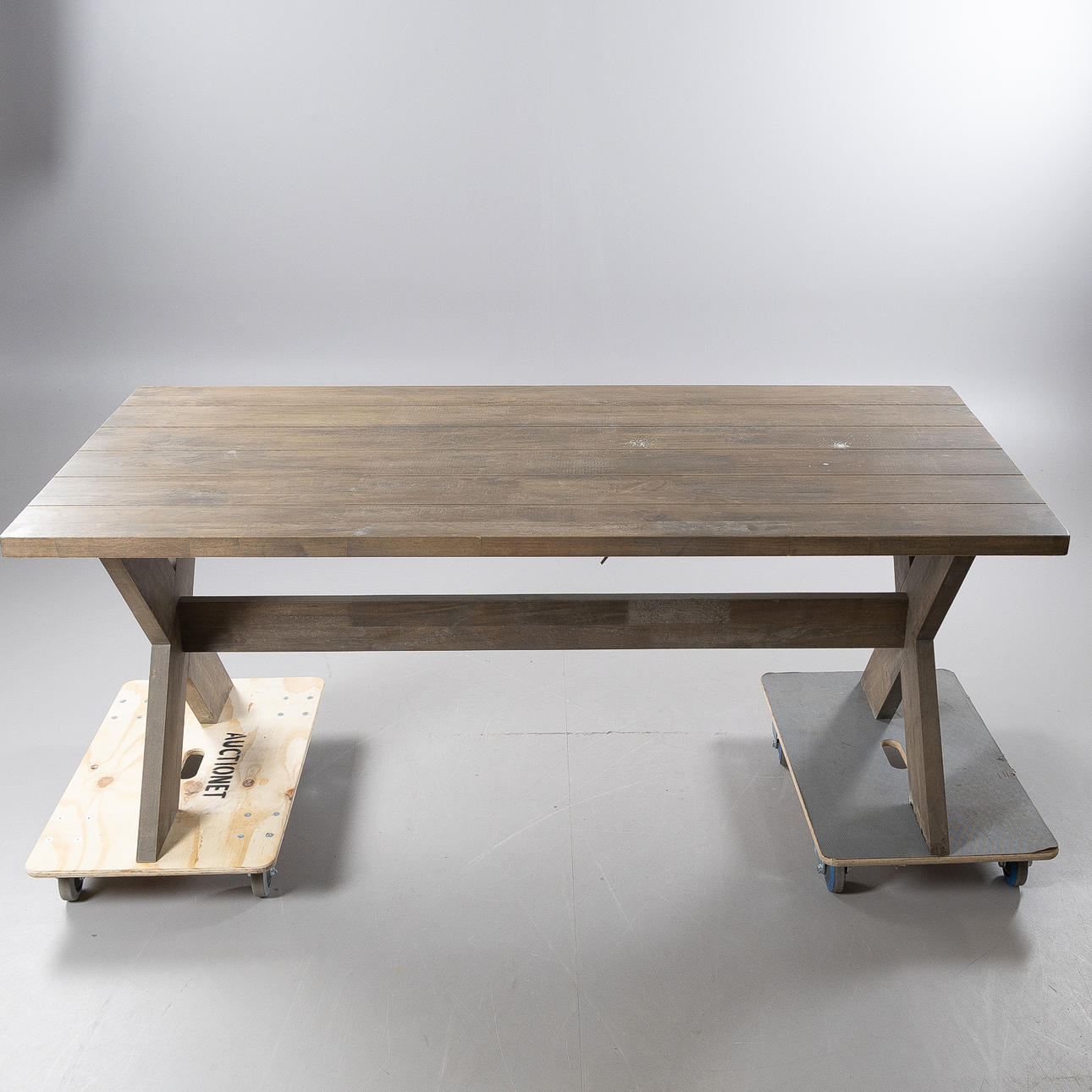 A split folding table, Malaysia, 21st century.