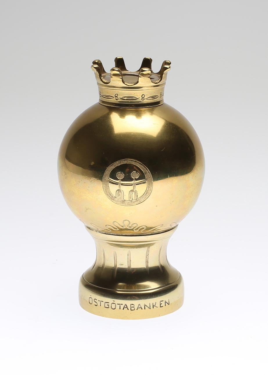 SPARBÖSSA, mässing, Östgötabanken.