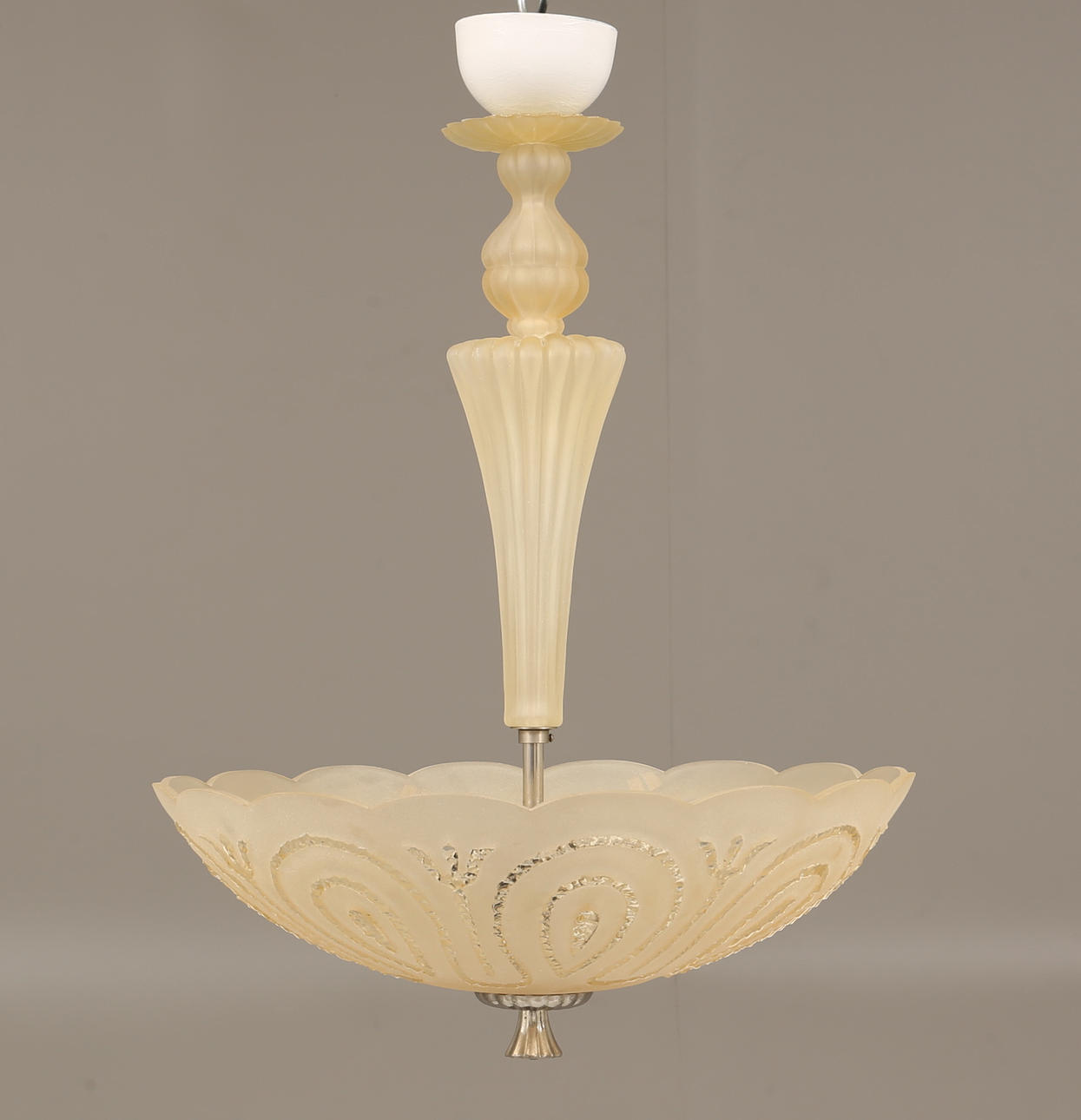 TAKBELYSNING, glas, märkt Orrefors.