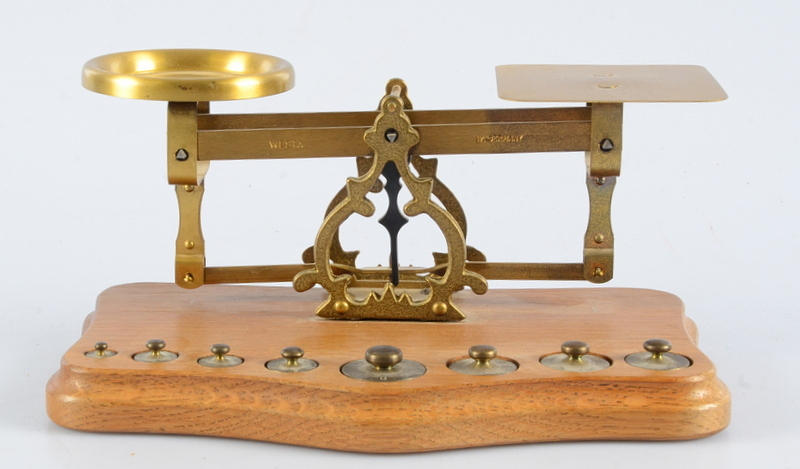 BORDSVÅG, mässing, Westa, West Germany.