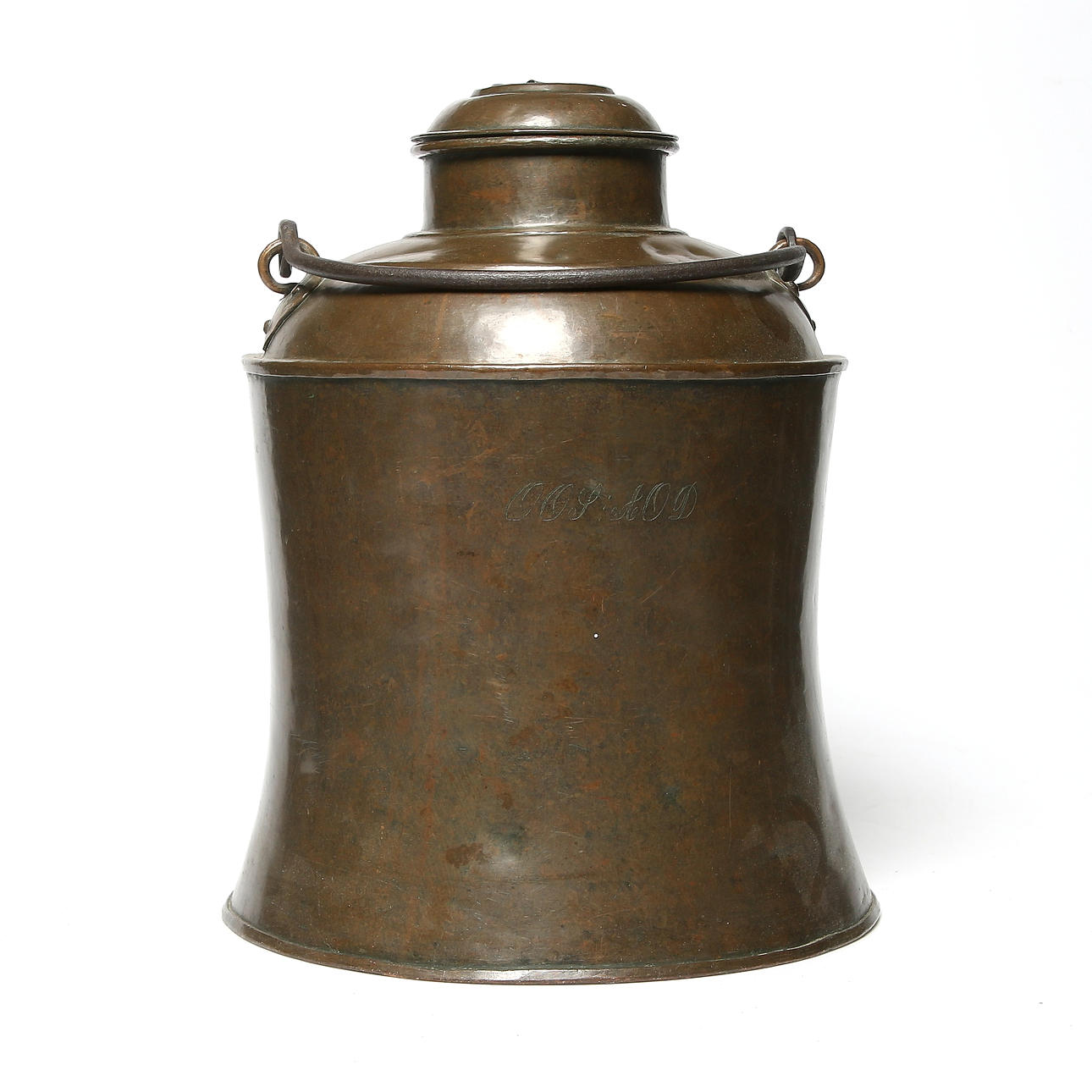 HINK/KÄRL allmoge, koppar. 1800-tal.