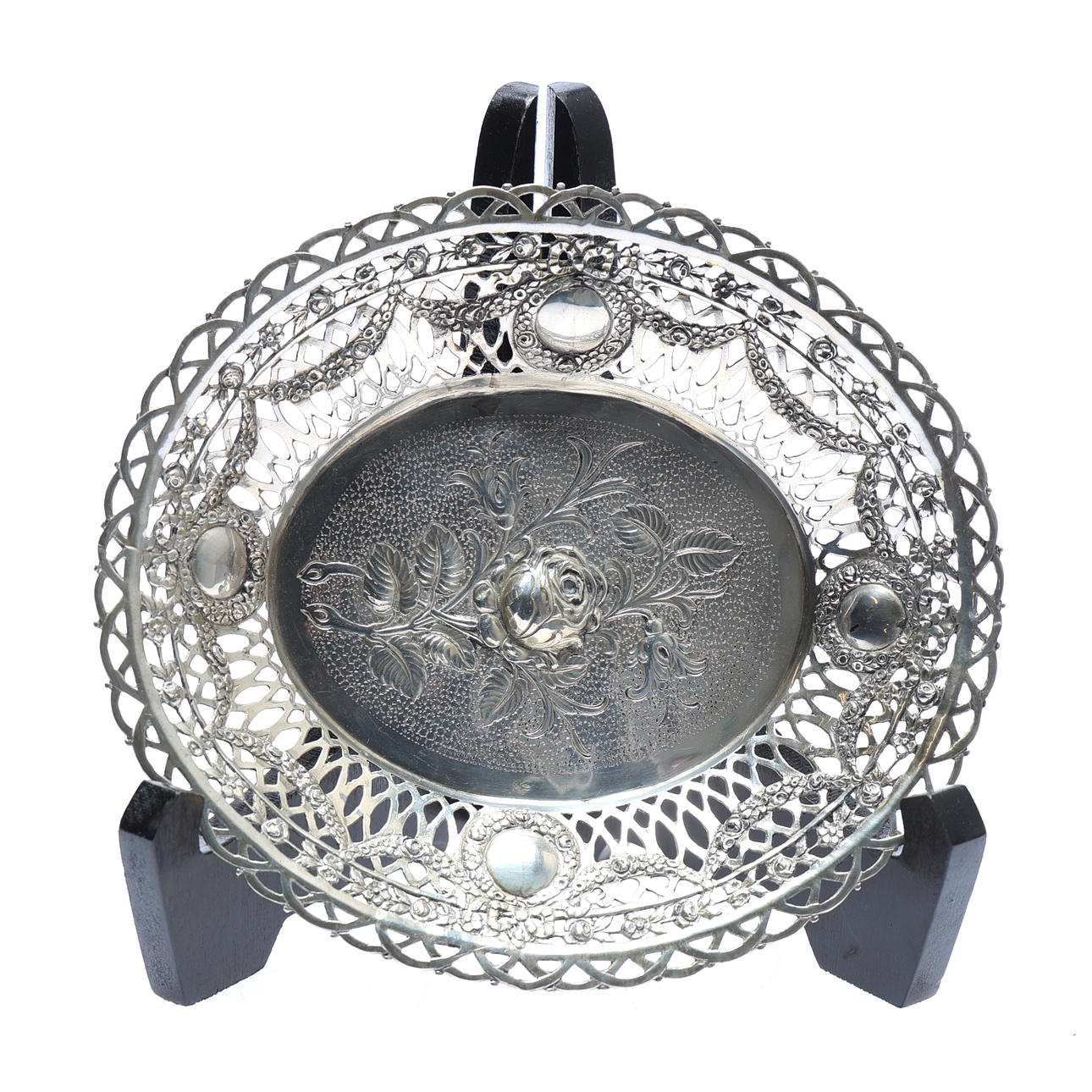 GRATING BOWL. It's silver.