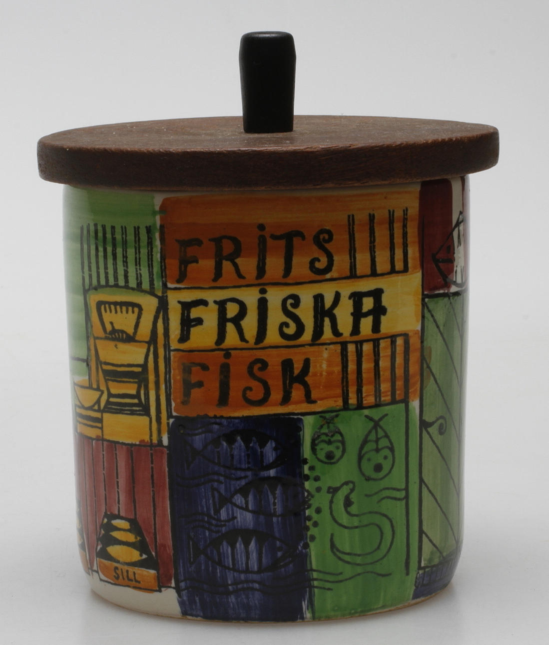 BURK med LOCK, "Frits Friska Fisk", Anita Nylund, Jie Gantofta.