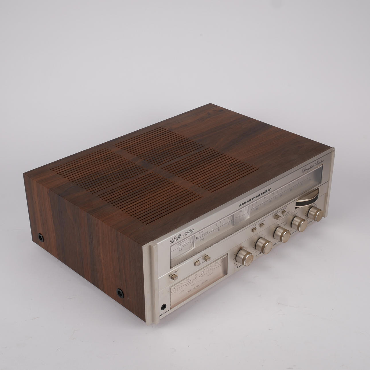 RECEIVER, Marantz SR1000, walnut veneered, 1980s.