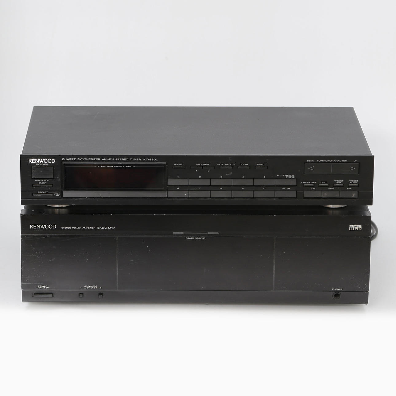 KENWOOD, STEREO BASIC M1A AND TUNER KT-660L.