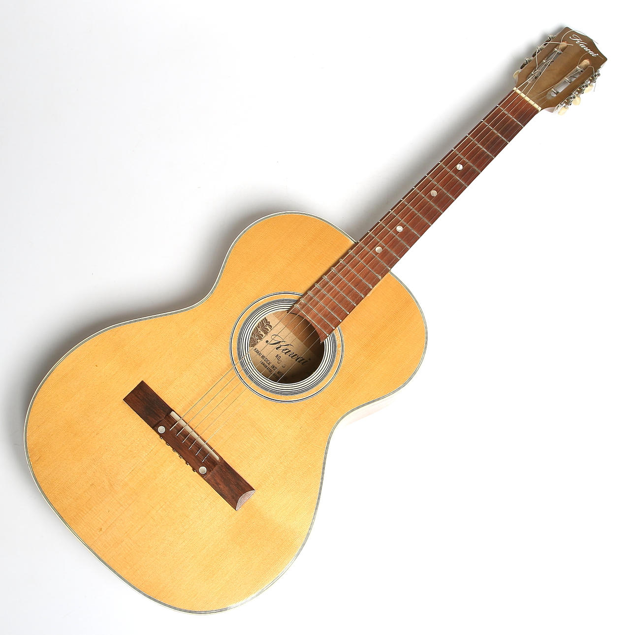 AKUSTISK GITARR, Kawai, No 370. Made in Japan. 1900-talets andra hälft.