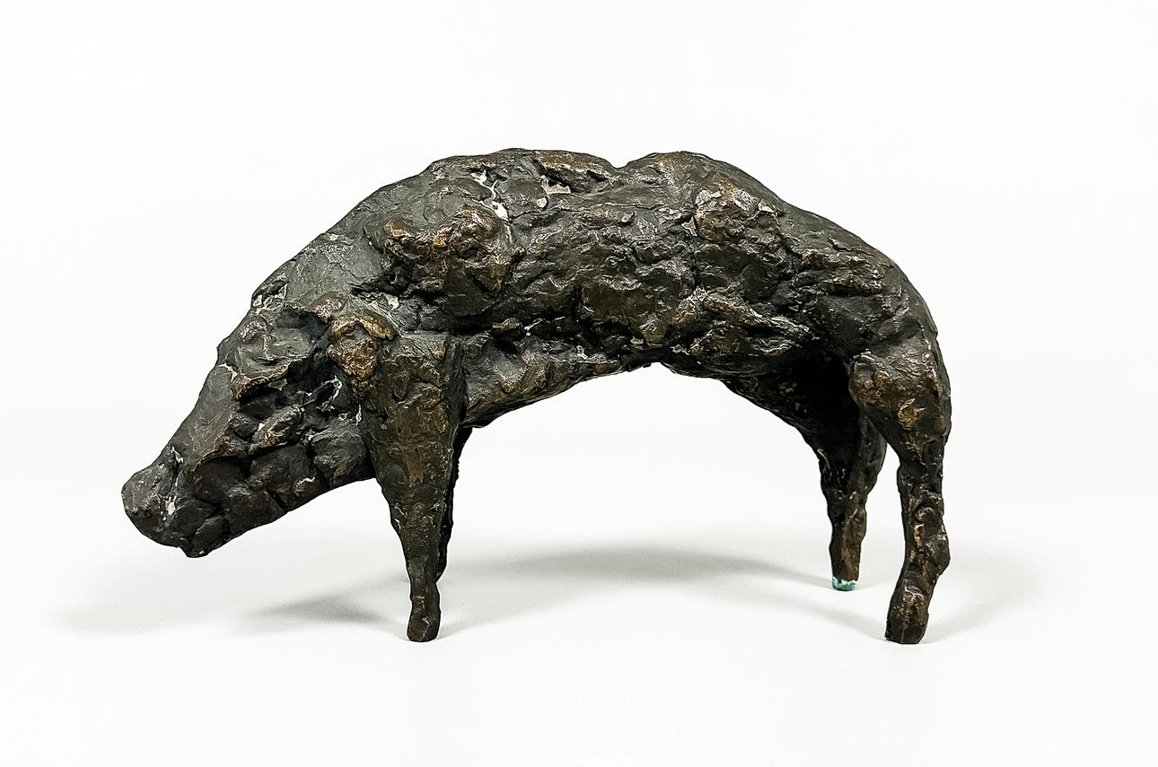 PER SKOGSBERG. SKULPTUR, brons, stämpelsignerad.