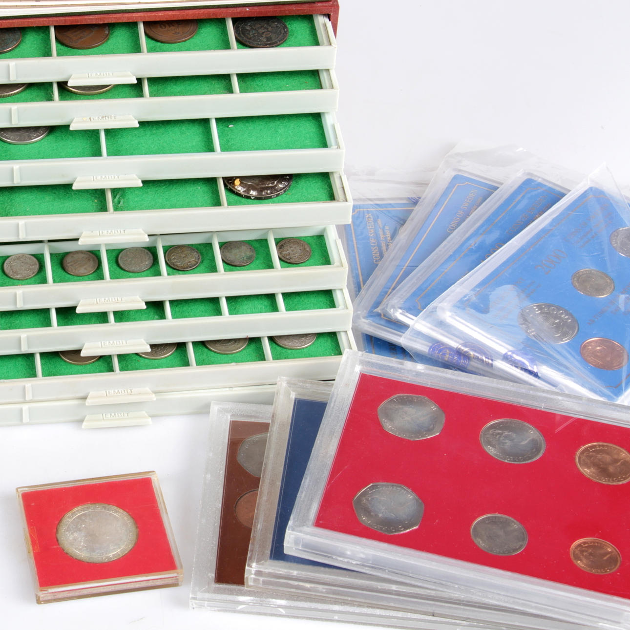 MYNTSAMLING, 1800/1900-tal.