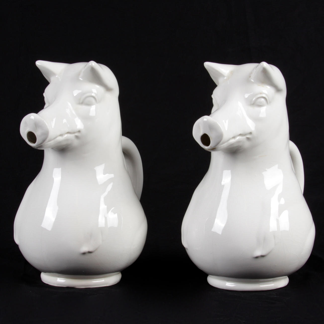 KANNOR, ett par, porslin, Burleigh, Ironstone, Staffordshire, England, 1900-tal.