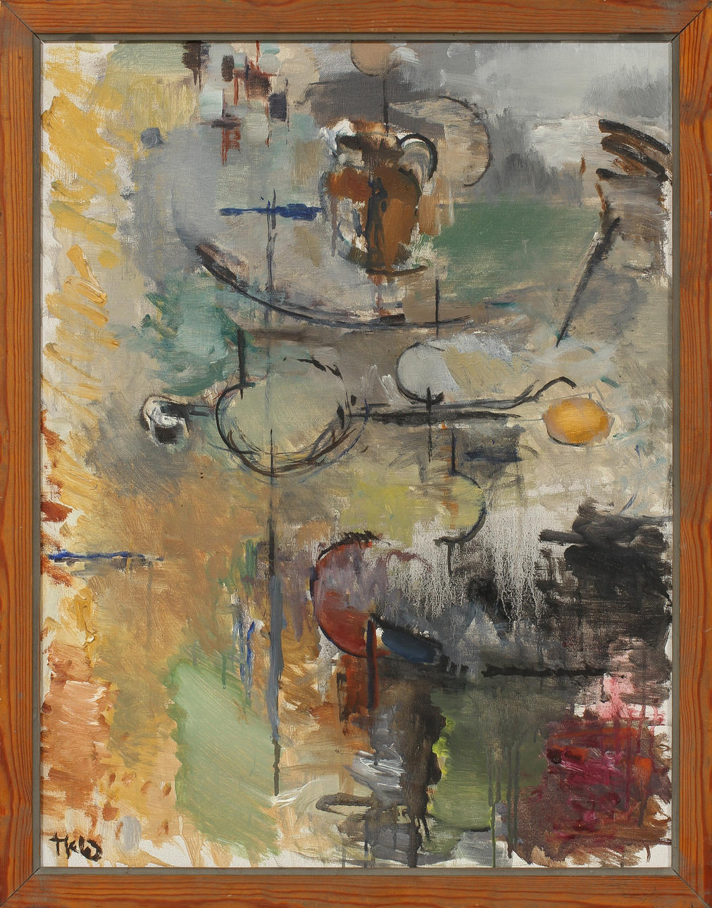 TORE KURLBERG. Stilleben. Olja på duk, signerad och daterad -63.