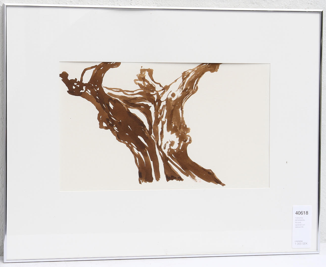 TORSTEN BERGMARK. Akvarell, signerad och daterad 84.