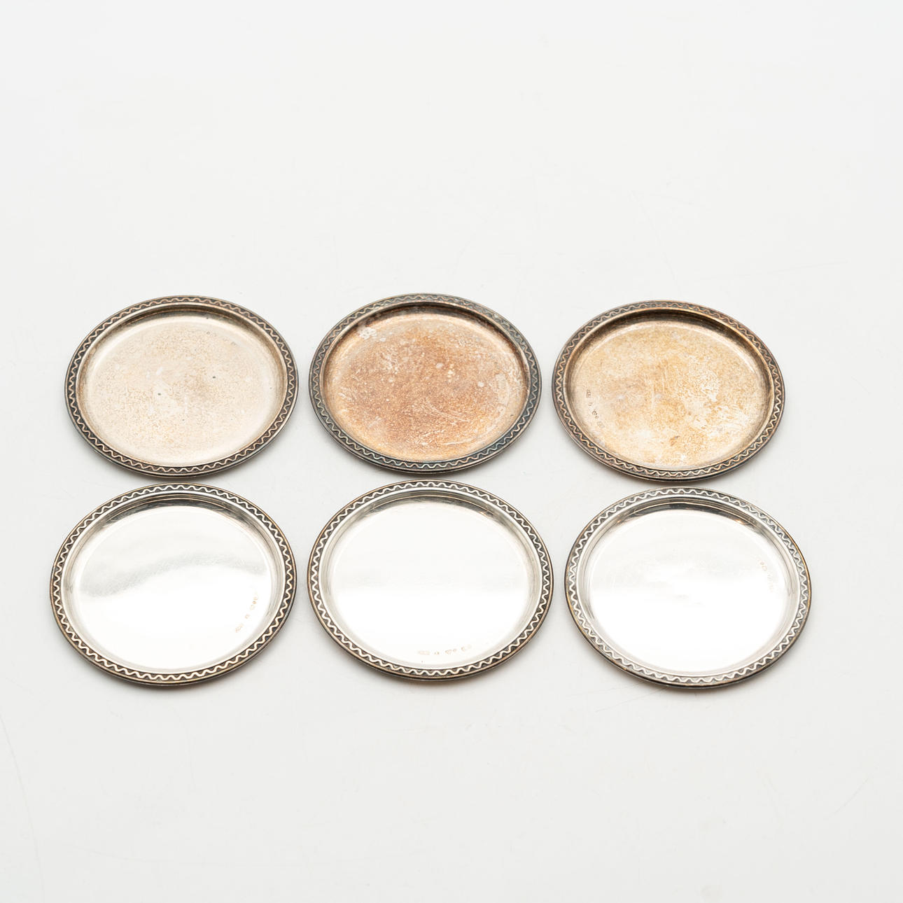 POSAVASOS, plata, GAB, 1966.