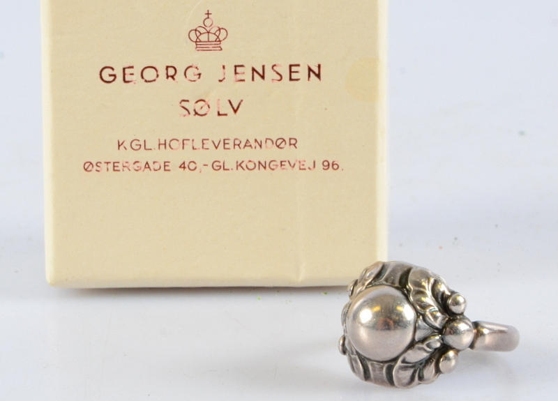 RING, sterlingsilver, Georg Jensen, Köpenham.