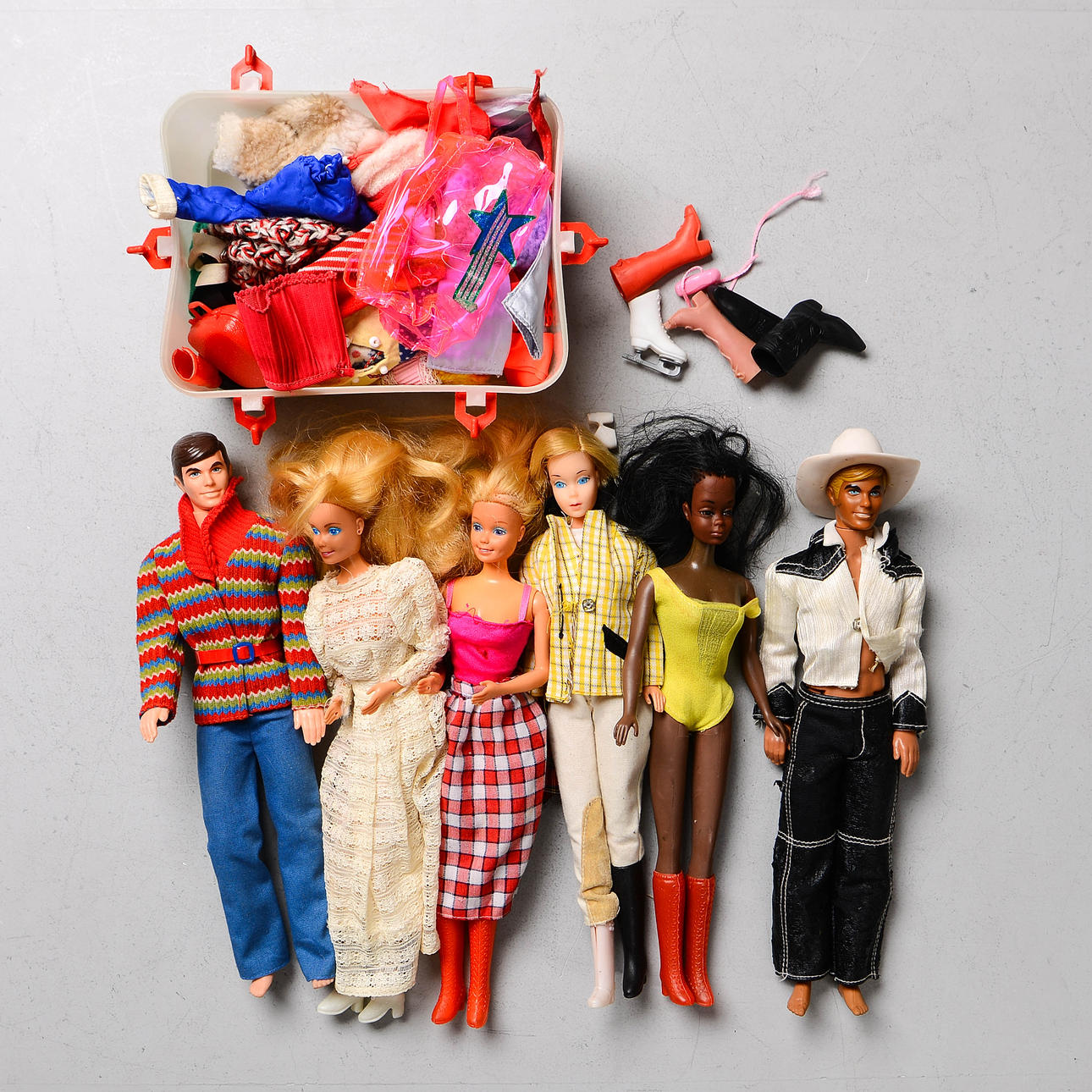 NUKET, 6 kpl Mattel.