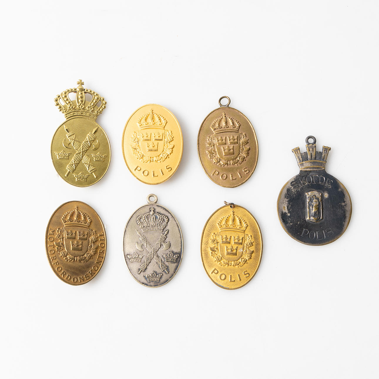 POLIISILAATIKOT, 7 kpl, 1900-luku.