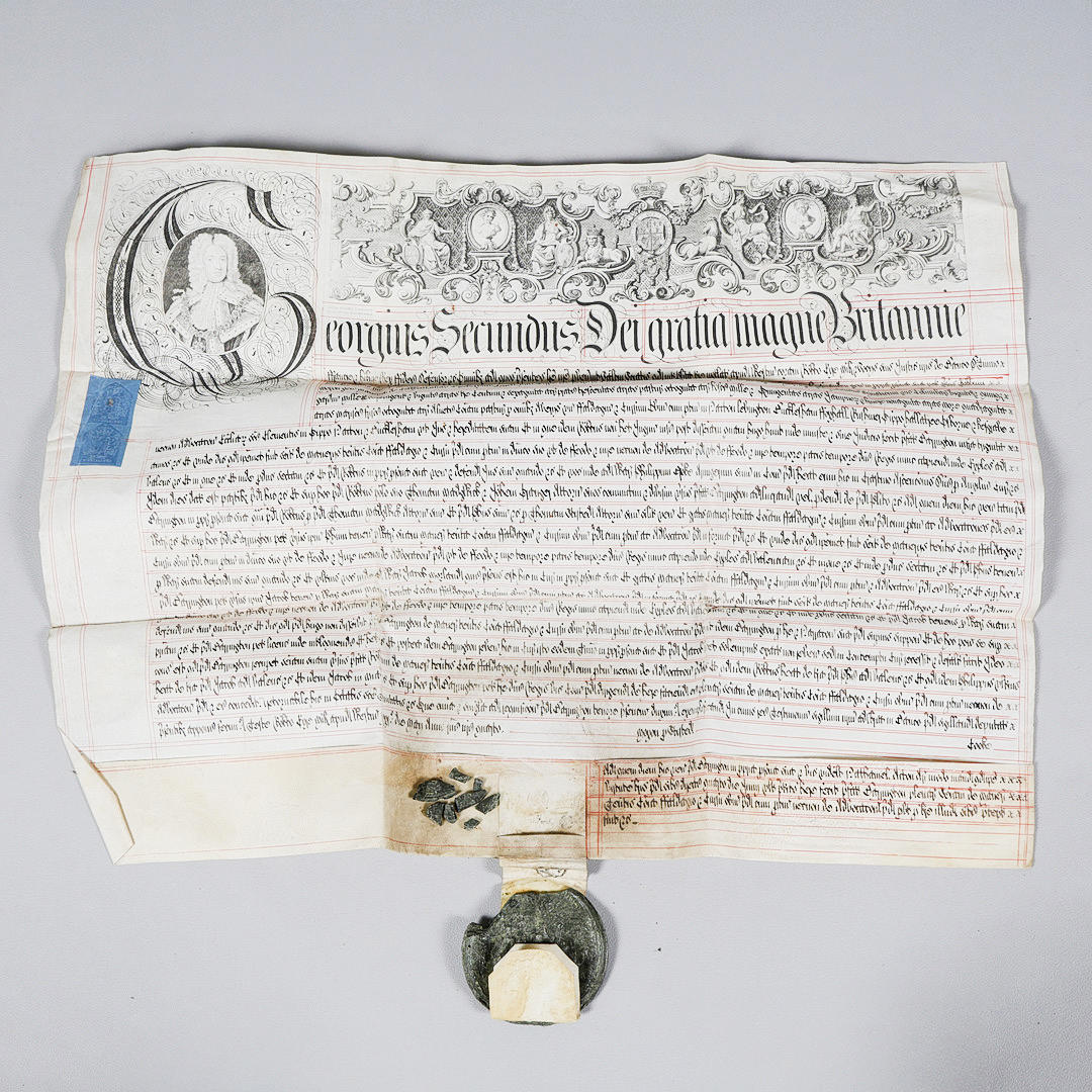 A GEORGE II RECOVERY DOCUMENT (LATIN).