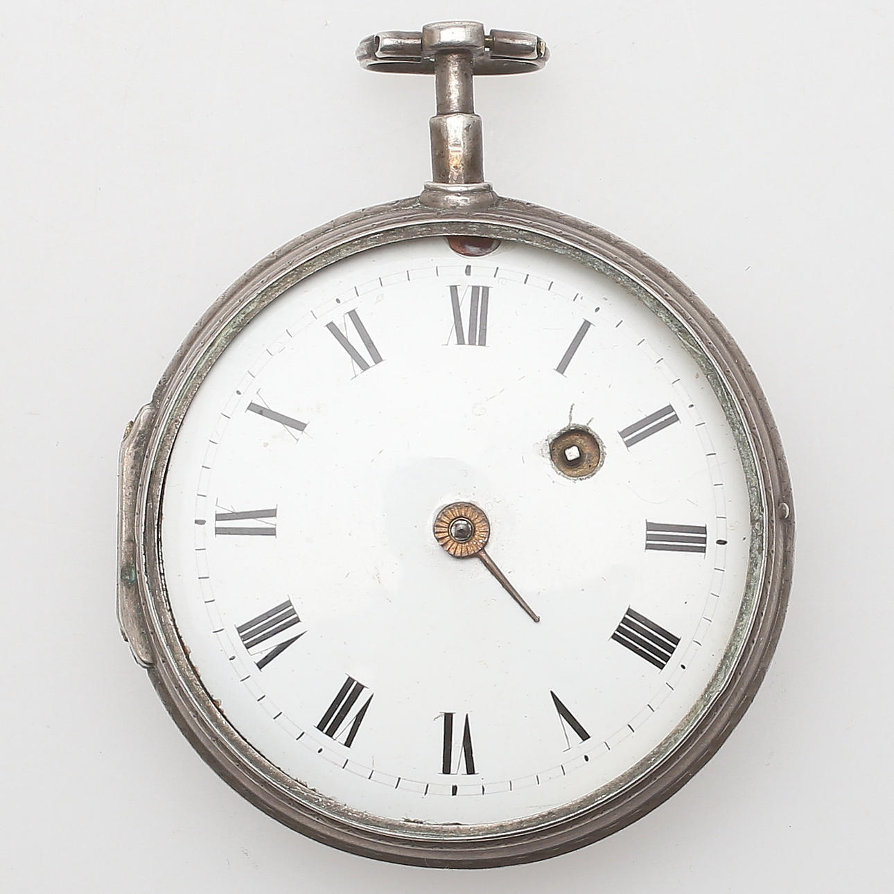 FICKUR, silver, spindelgång, Lindgren, Stockholm, 17/1800-tal.