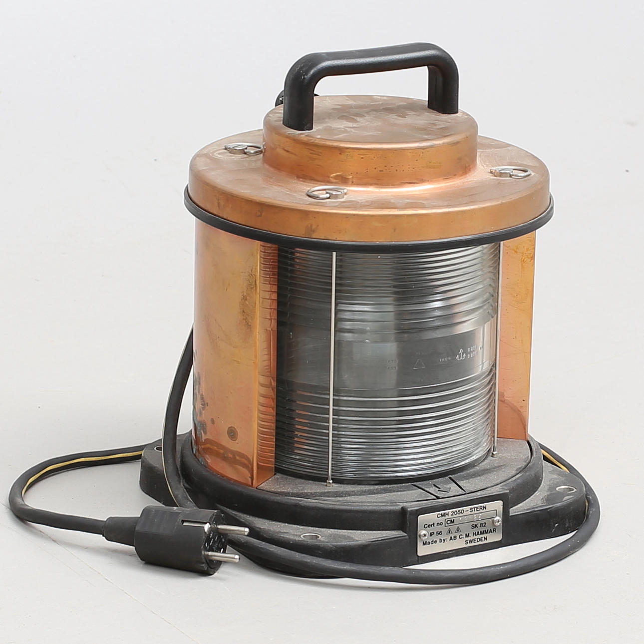 LANTERNA, koppar, C.M.Hammar, Göteborg, 1900-tal.