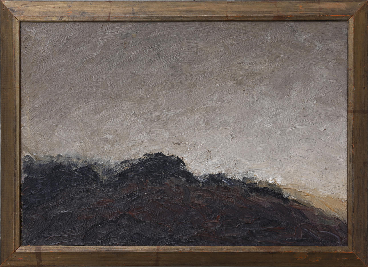 GÖRAN ANDERSSON. Dungen, olja på pannå, signerad.