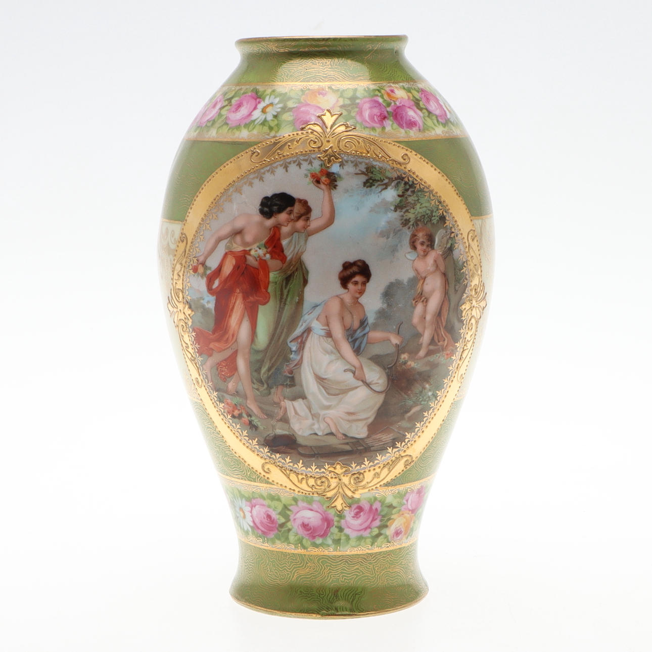 Vase, porcelain, Prov Saxe es, Germany.