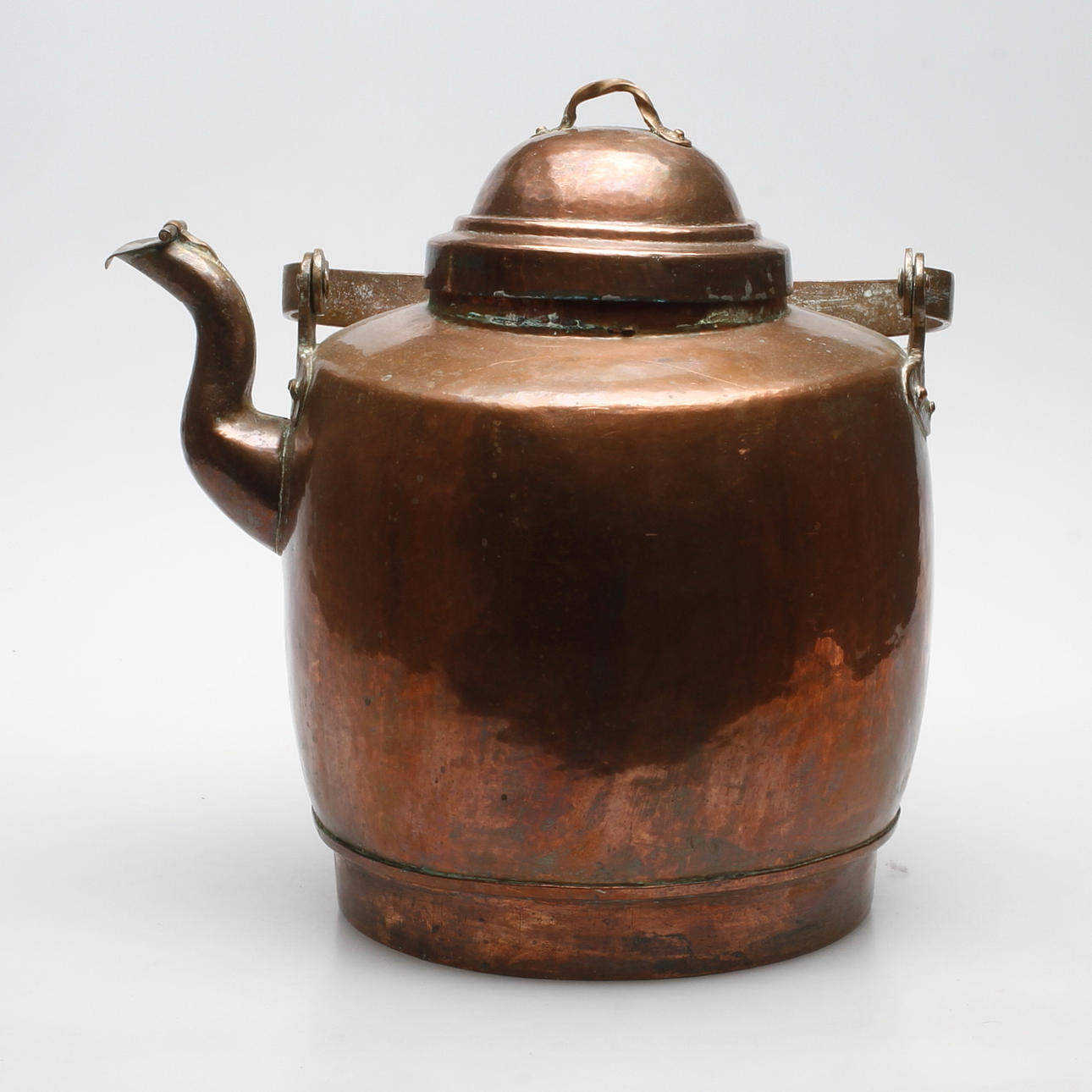 KAFFEPANNA, koppar, 1800-tal.