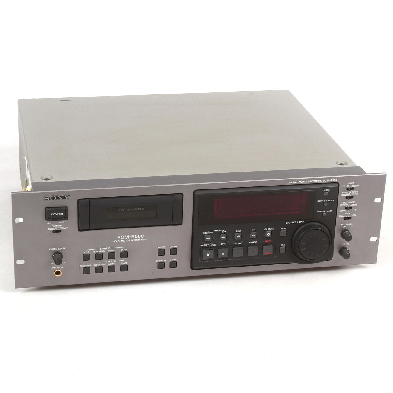 DAT BANDSPELARE, Sony, Digital Audio Recorder PCM-R500.