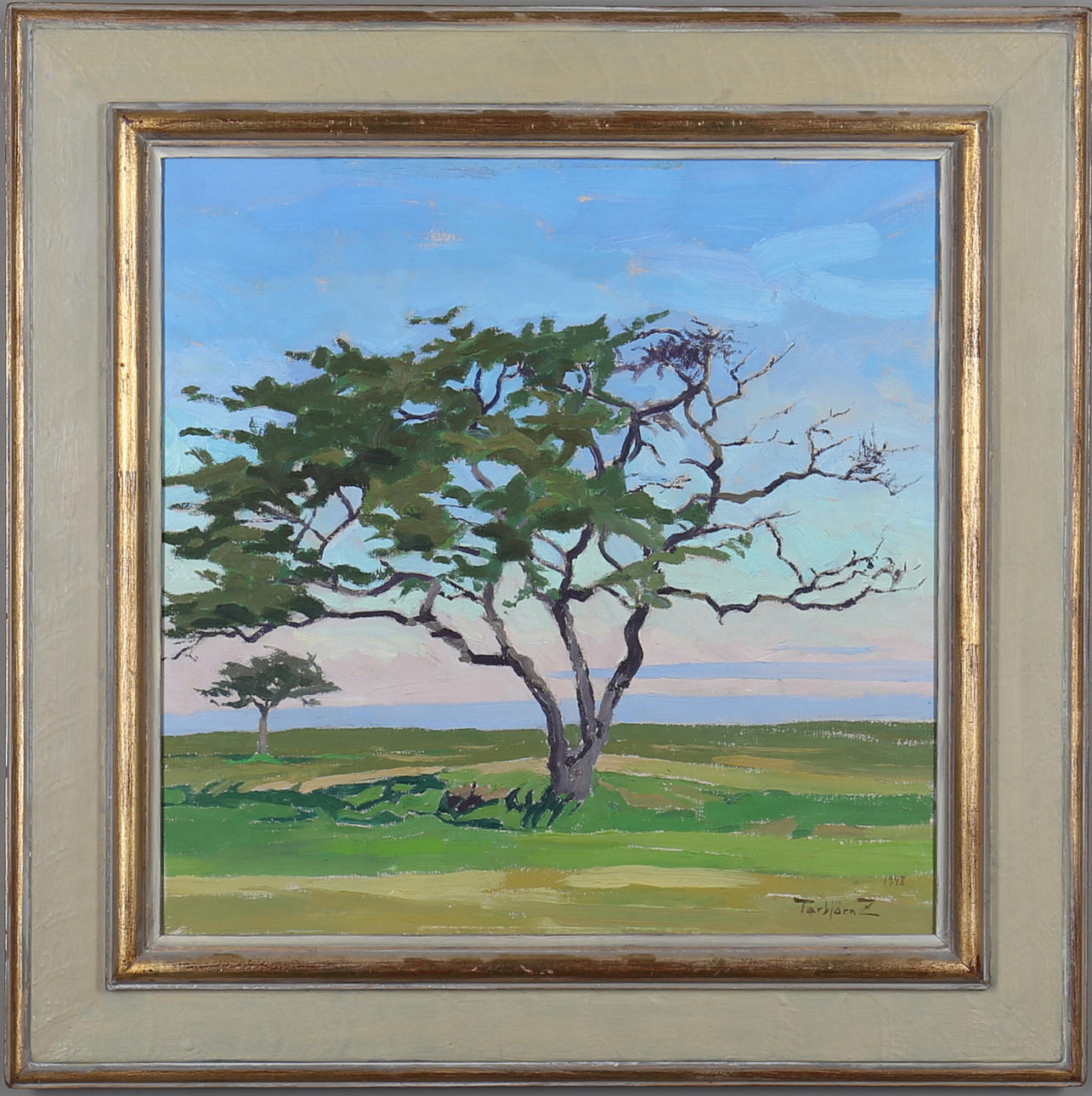 TORBJÖRN ZETTERHOLM. Träd, olja på duk, signerad.