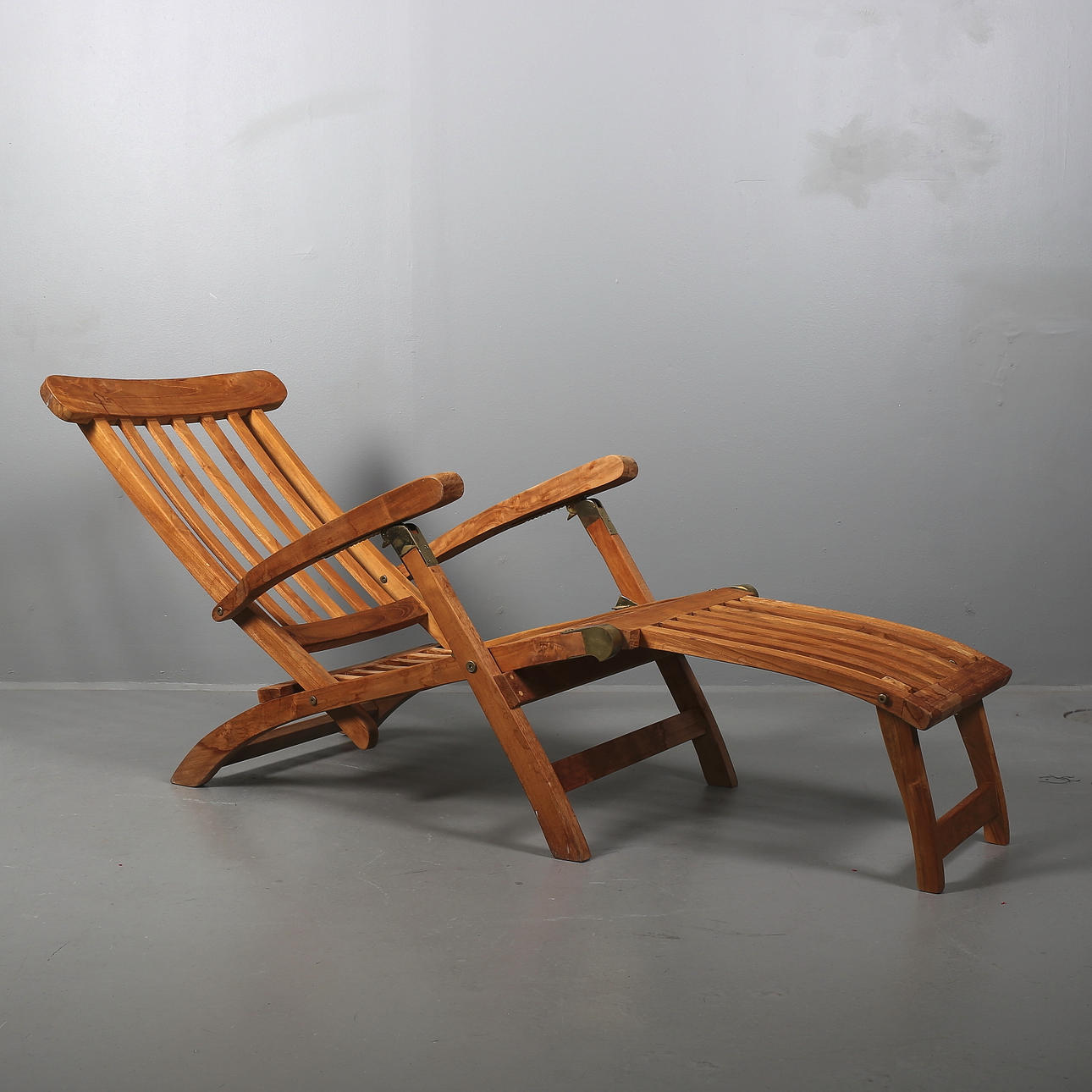 DÄCKSTOL i oljad teak, ihopfällbar, Covent Garden.