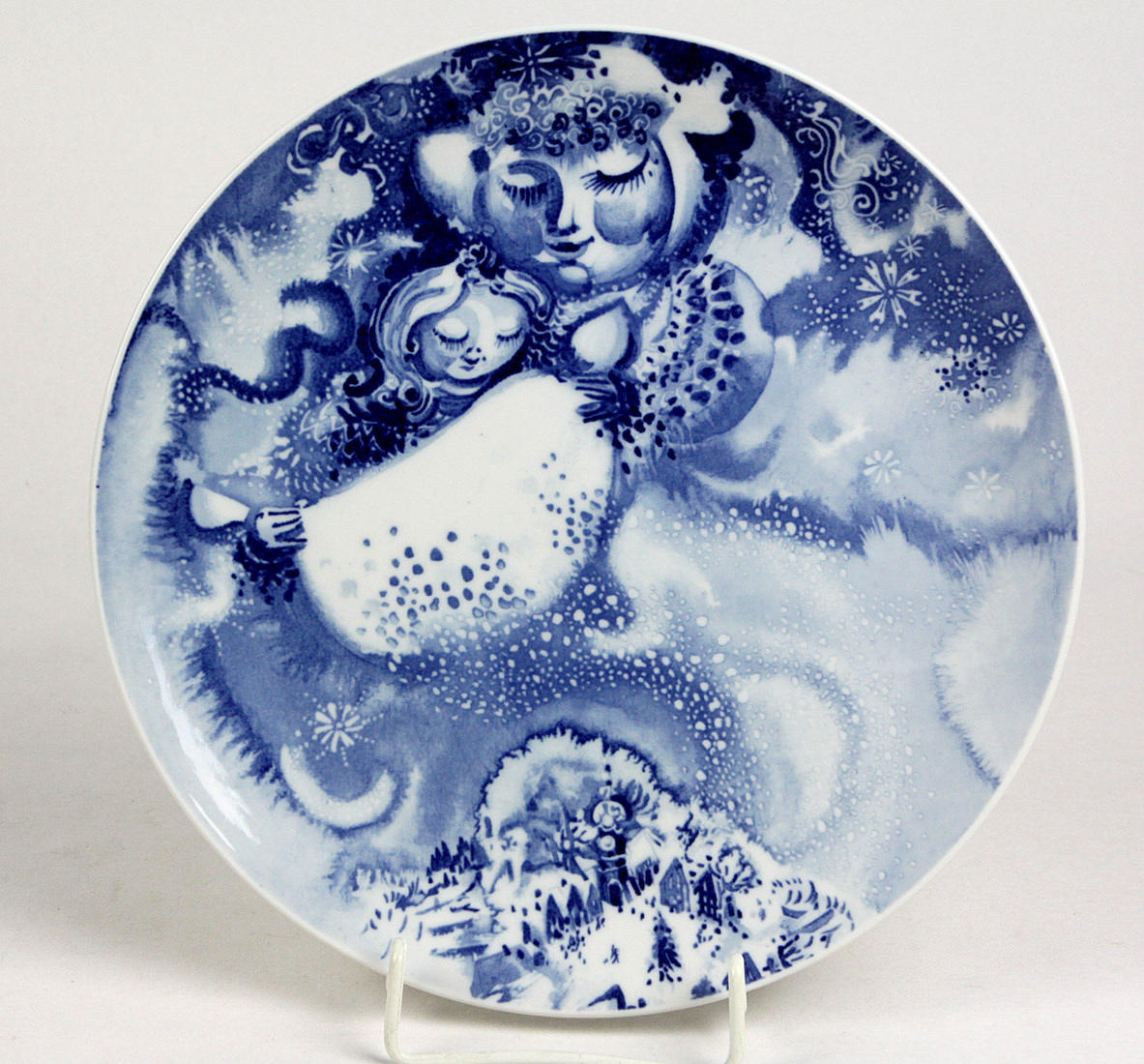 TELLER, Meissen, Frau Holle, 1977. Keramik & Porzellan